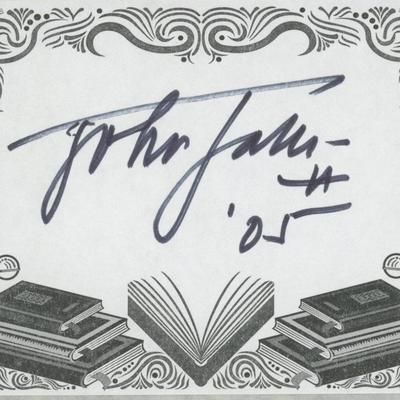 John Jakes signed bookplate