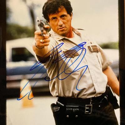 Cop Land Sylvester Stallone signed movie photo