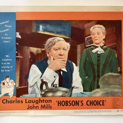 Hobson's Choice original 1954 vintage lobby card