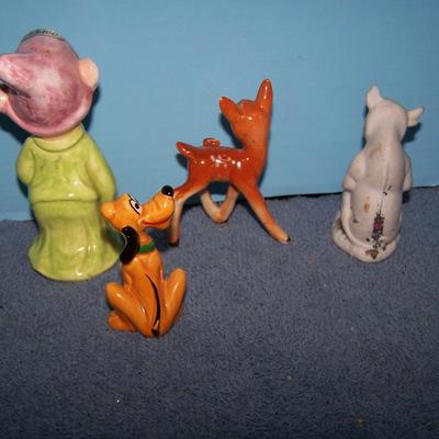 LOT 96 VINTAGE DISNEY CERAMIC FIGURINES