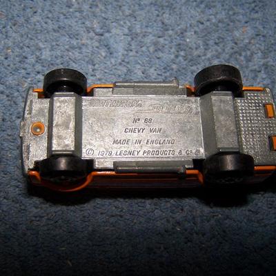 LOT 105 COLLECTABLE MATCHBOX VEHICLES--#s 9/36/11/68/53/71