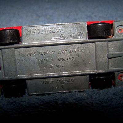 LOT 113 COLLECTABLE MATCHBOX VEHICLES #s 12/13/3/10/69/23