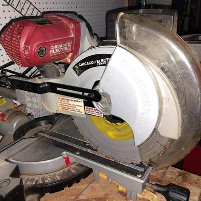 12" DOUBLE-BEVELED SLIDING COMPOUND MITER SAW WITH LASER GUIDE