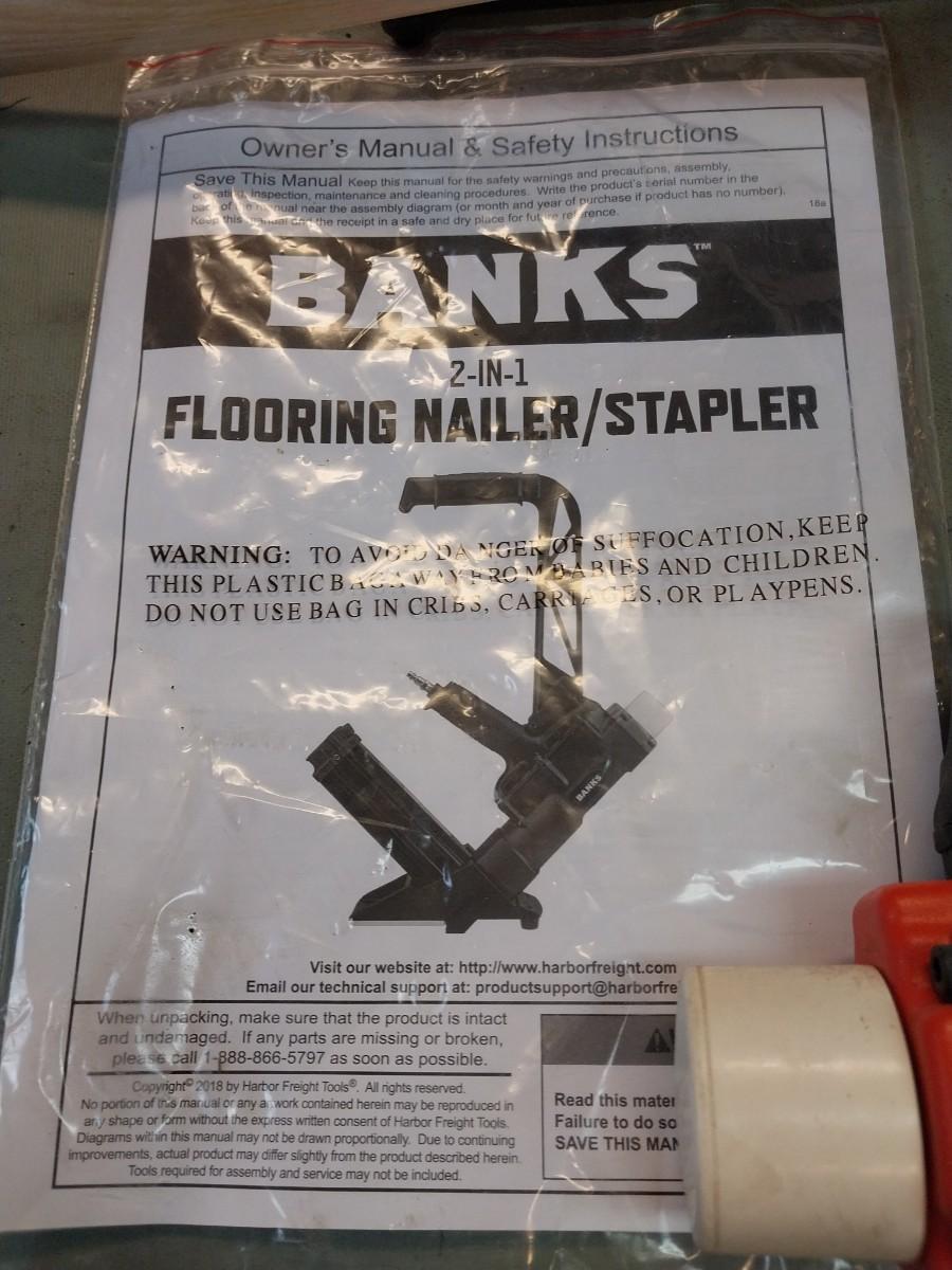 BANKS FLOORING NAILER/STAPLER