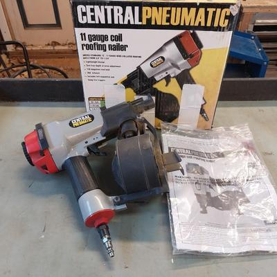 CENTRAL PNEUMATIC 11 GAUGE COIL ROUTING NAILER