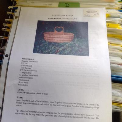 Large Collection of Basket Weaving Patterns