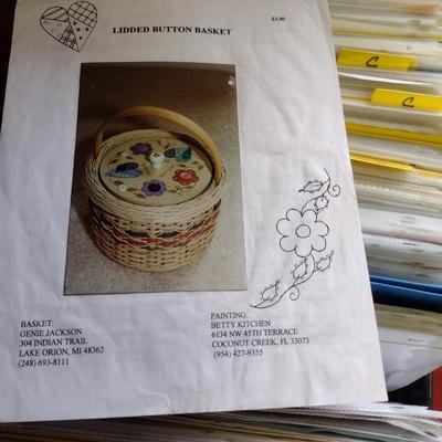 Large Collection of Basket Weaving Patterns