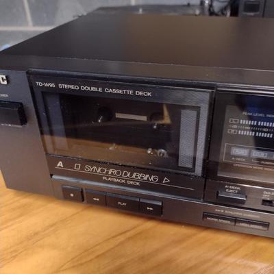 JVC Stereo Equipment with Cabinet