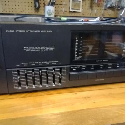 JVC Stereo Equipment with Cabinet