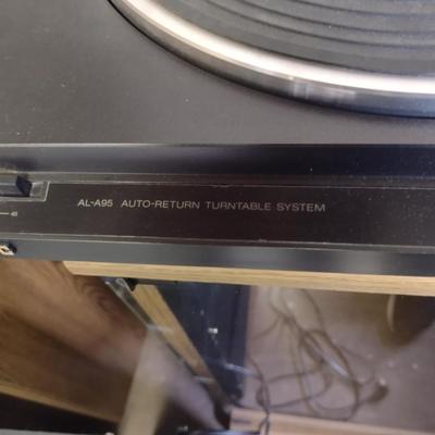 JVC Stereo Equipment with Cabinet