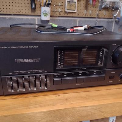 JVC Stereo Equipment with Cabinet