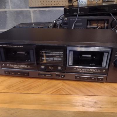JVC Stereo Equipment with Cabinet