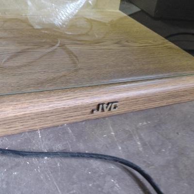 JVC Stereo Equipment with Cabinet