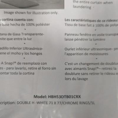 1 - Hookless Shower Curtain