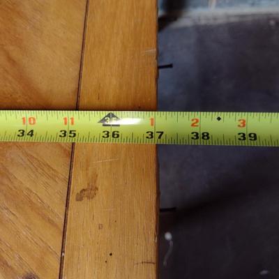 Solid Wood Table for Crafting- Approx 37" x 40 1/2" x 36 3/4" Tall