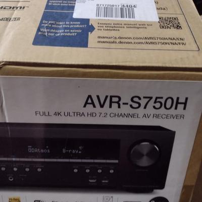 Denon AV Receiver: Model AVR-S750H