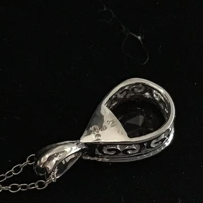Beautiful Silver Pendant and Chain