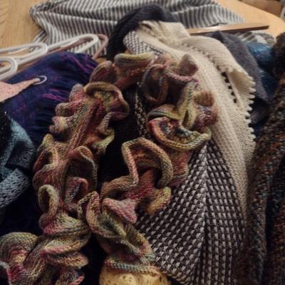 Collection of Hand Made Scarves and Shawls
