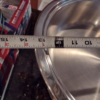 Stainless Steel Five Quart Commercial Chafing Dish Set (NSF Rated)