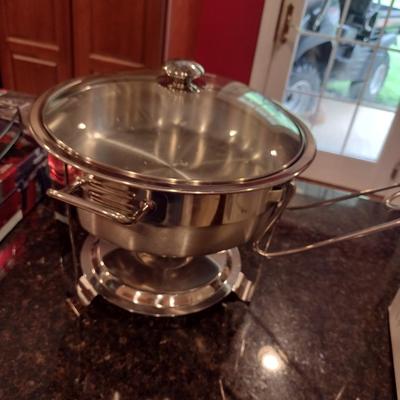 Stainless Steel Five Quart Commercial Chafing Dish Set (NSF Rated)
