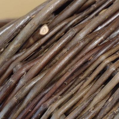 Large, Scottish Willow Champagne and Flute Basket- Made on Isle of Eigg