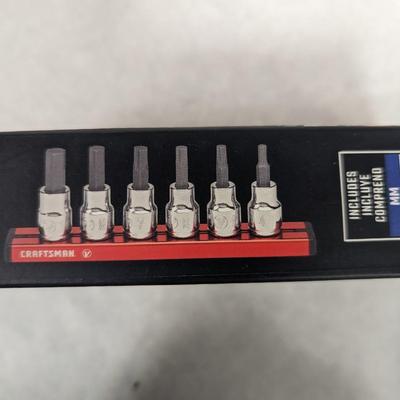 Craftsman 1/4" Drive SAE 6 PT Socket Set Choice 1