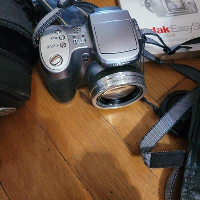 Lot of cameras, equipment and photo printer and bags