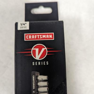 Craftsman 1/4" Drive SAE 6 PT Socket Set Choice 4