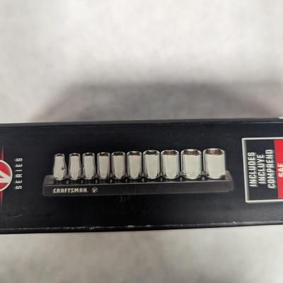Craftsman 1/4" Drive SAE 6 PT Socket Set Choice 4