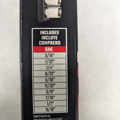 Craftsman 1/4" Drive SAE 6 PT Socket Set Choice 6