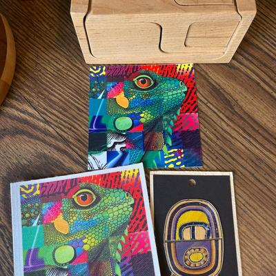 L11- Wood bowl (Eugene Bakkum), puzzles, etc.