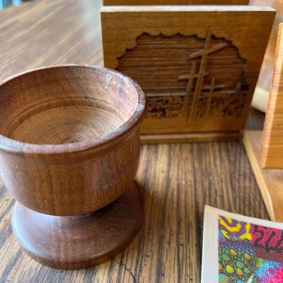 L11- Wood bowl (Eugene Bakkum), puzzles, etc.