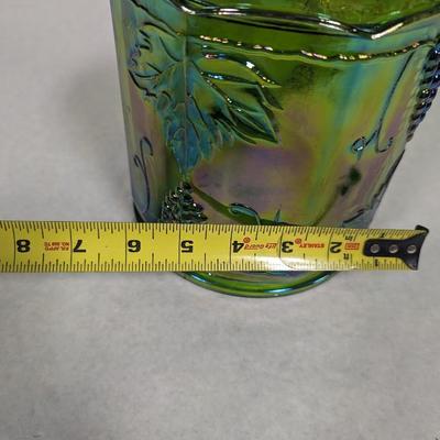 Vintage Indiana Carnival Glass Canister Jar Grapes & Leaves Choice 1