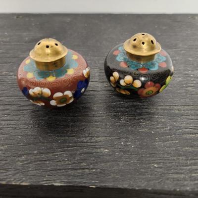 Chinese cloisonne lot