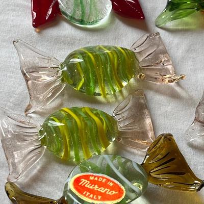 L20- Murano wrapped glass candy wrappers