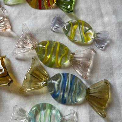 L20- Murano wrapped glass candy wrappers