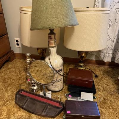 Lamps & Jewelry boxes