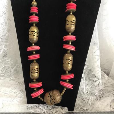 Unique Tribal Brass Necklace