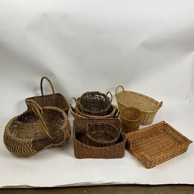 1307 Assorted Baskets Lot of 10
