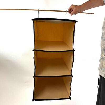 1308 Lot of Three Cedar Stow Closet Organizers Hold Everything