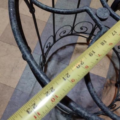 Wrought Metal Umbrella Stand or Planter Pot Stand