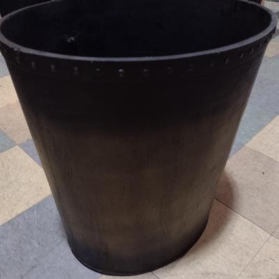 Vintage Painted Wood Umbrella Stand