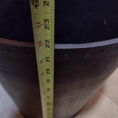 Vintage Painted Wood Umbrella Stand