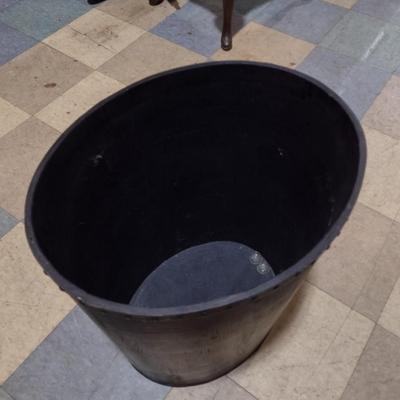 Vintage Painted Wood Umbrella Stand