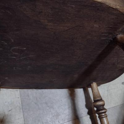 Pair of Solid Wood Windsor Captain Chairs