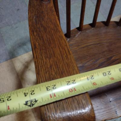 Pair of Solid Wood Windsor Captain Chairs