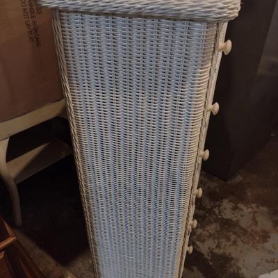 Wicker Rattan Lingerie Dresser