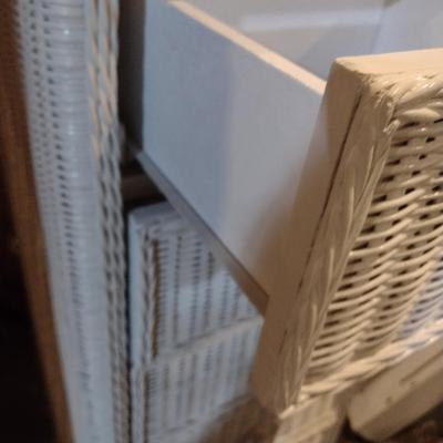 Wicker Rattan Lingerie Dresser