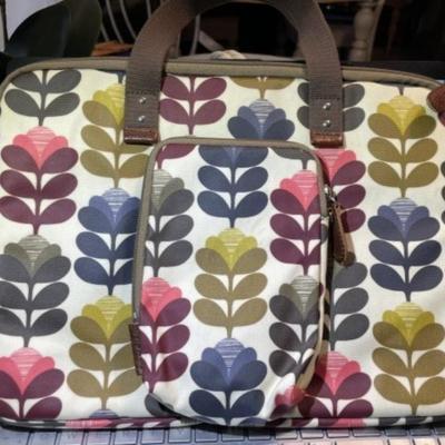 Scarce Original Orla Kiely Multi-Color Designer Tote Handbag in Hardly Ever Used Condition.