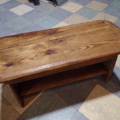 Vintage Solid Wood Handcrafted Boot Bench Choice A